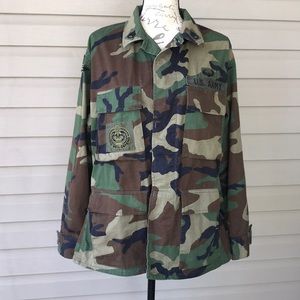 Army Military Issue Woodland Jacket
